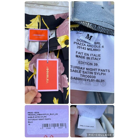 LA DOUBLEJ Saturday Night Floral Bootcut Pants -
Size Medium - Picture 12 of 12